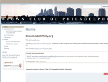 Tablet Screenshot of brownclubofphilly.org